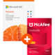 Microsoft 365 Personal + McAfee LiveSafe