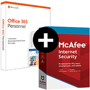 Microsoft 365 Personnel + McAfee Internet Security