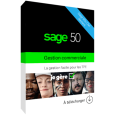 Sage 50 Gestion Commerciale Essentials - Formule Simply - 1 utilisateur - 2 SIRET - Abonnement 1 an