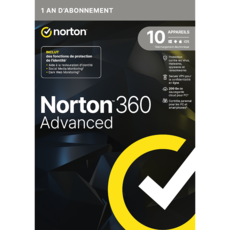 Norton 360 Advanced - 10 devices - 1-year-subscription