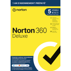 Norton 360 Deluxe 2023 - 5 appareils - Abonnement 1 an