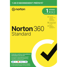 Norton 360 Standard 2023 - 1 appareil - Abonnement 1 an